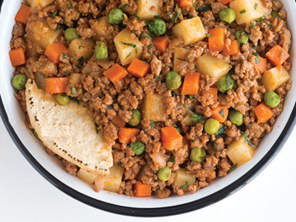 como hacer picadillo con papas